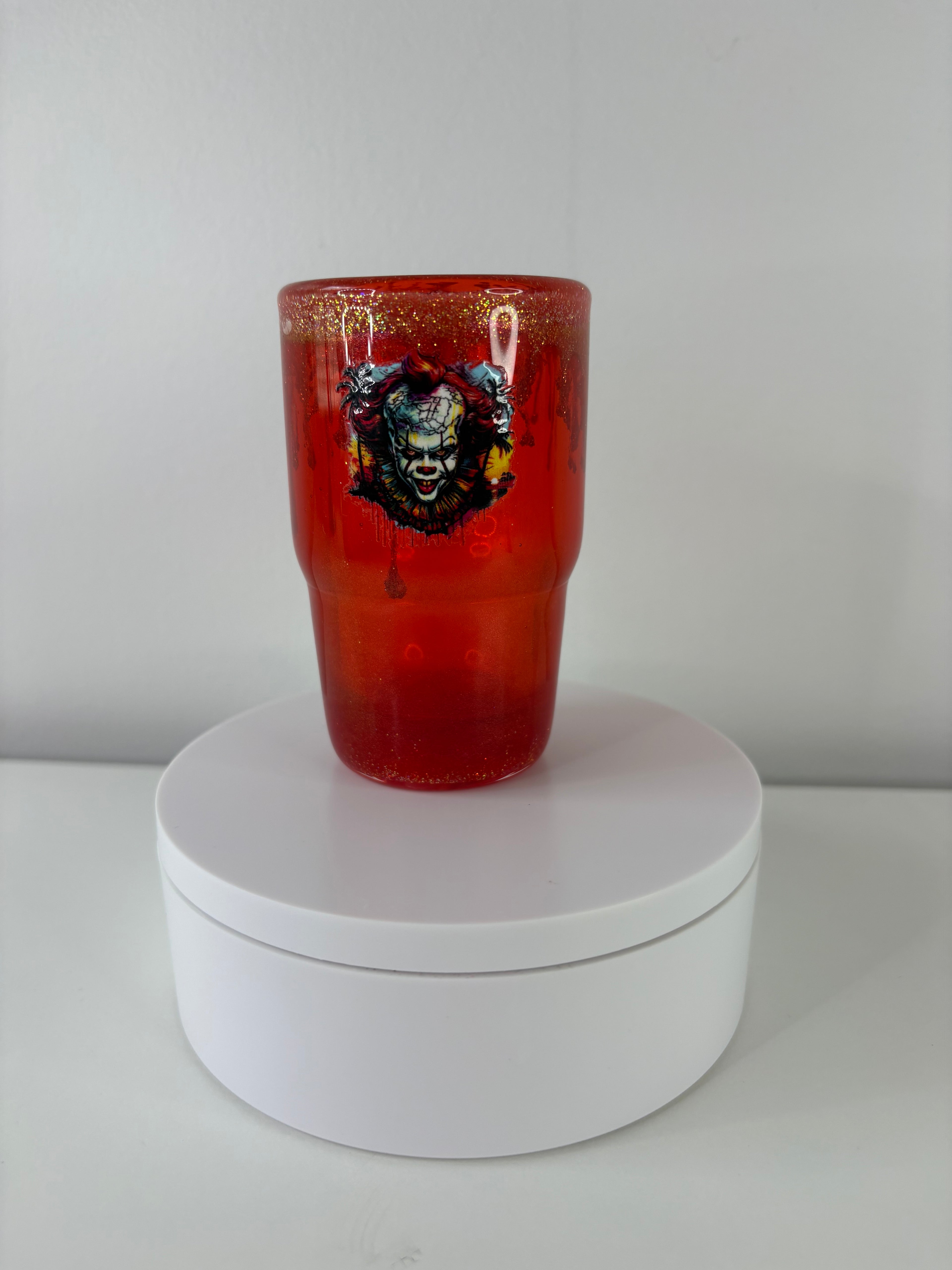 Penny wise shot glass